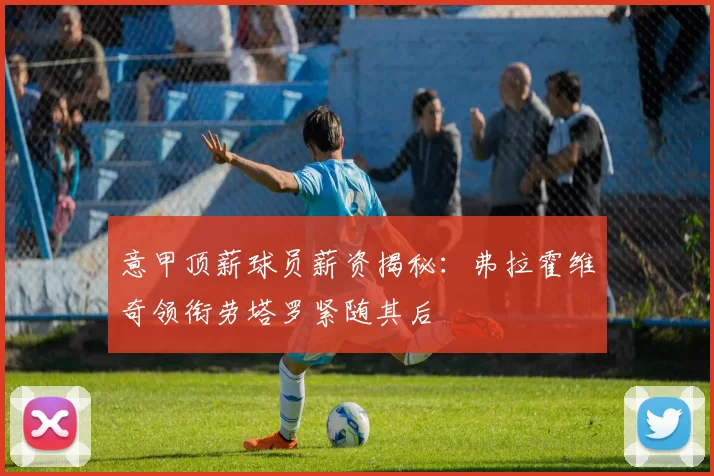 意甲顶薪球员薪资揭秘：弗拉霍维奇领衔劳塔罗紧随其后